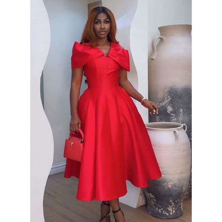 Plus Size Cross Fold Box Pleated Dress