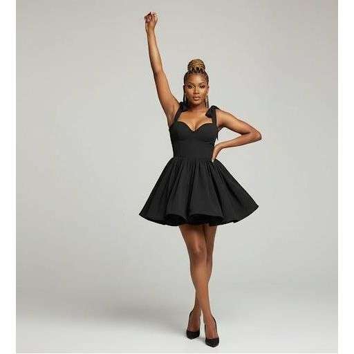 Backless Big Boobs Birthday Mini Pleated Dress