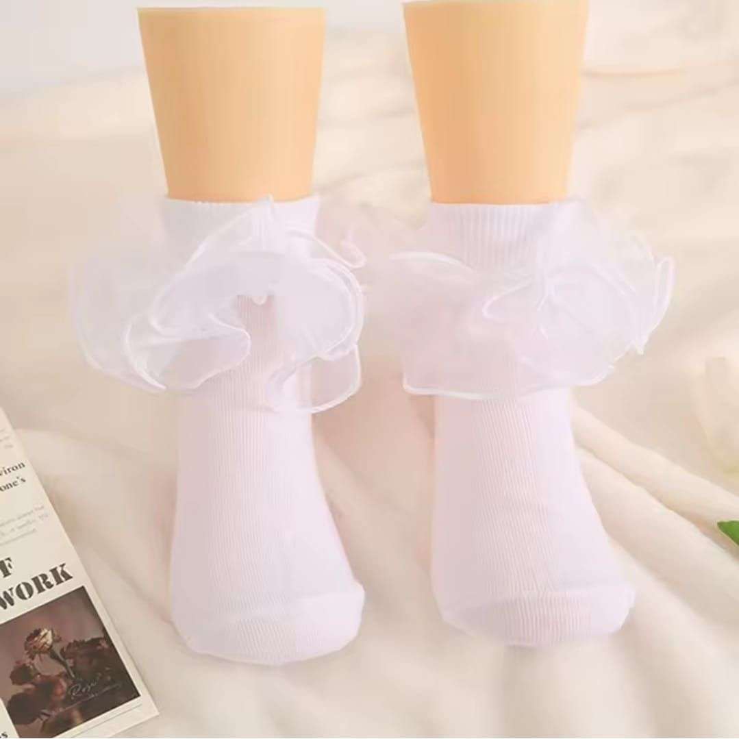 Ruffle  Ankle Stocking Socks