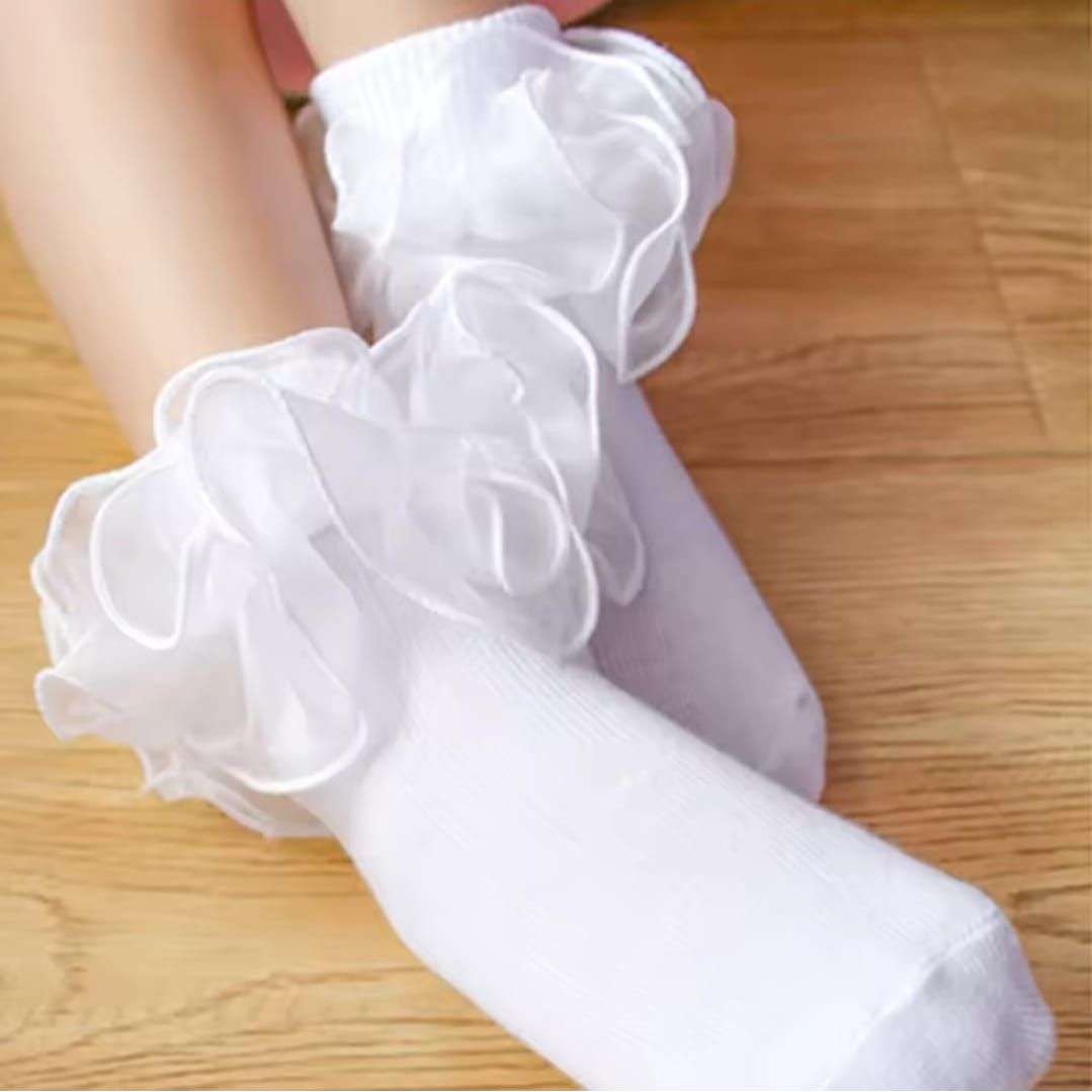 Ruffle  Ankle Stocking Socks