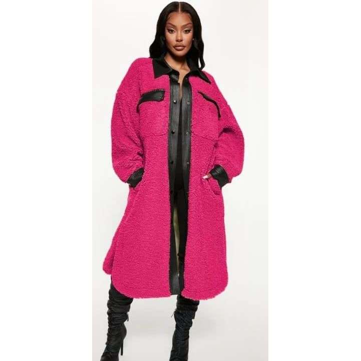 Vintage Woolen Buttoned Coat