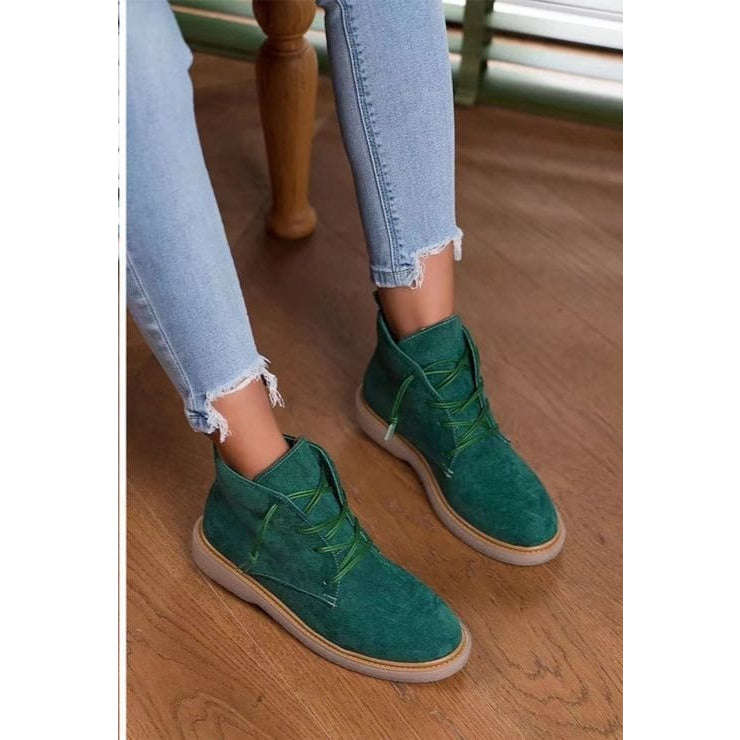 Classic Leather Ankle Boot - BROWN / 5