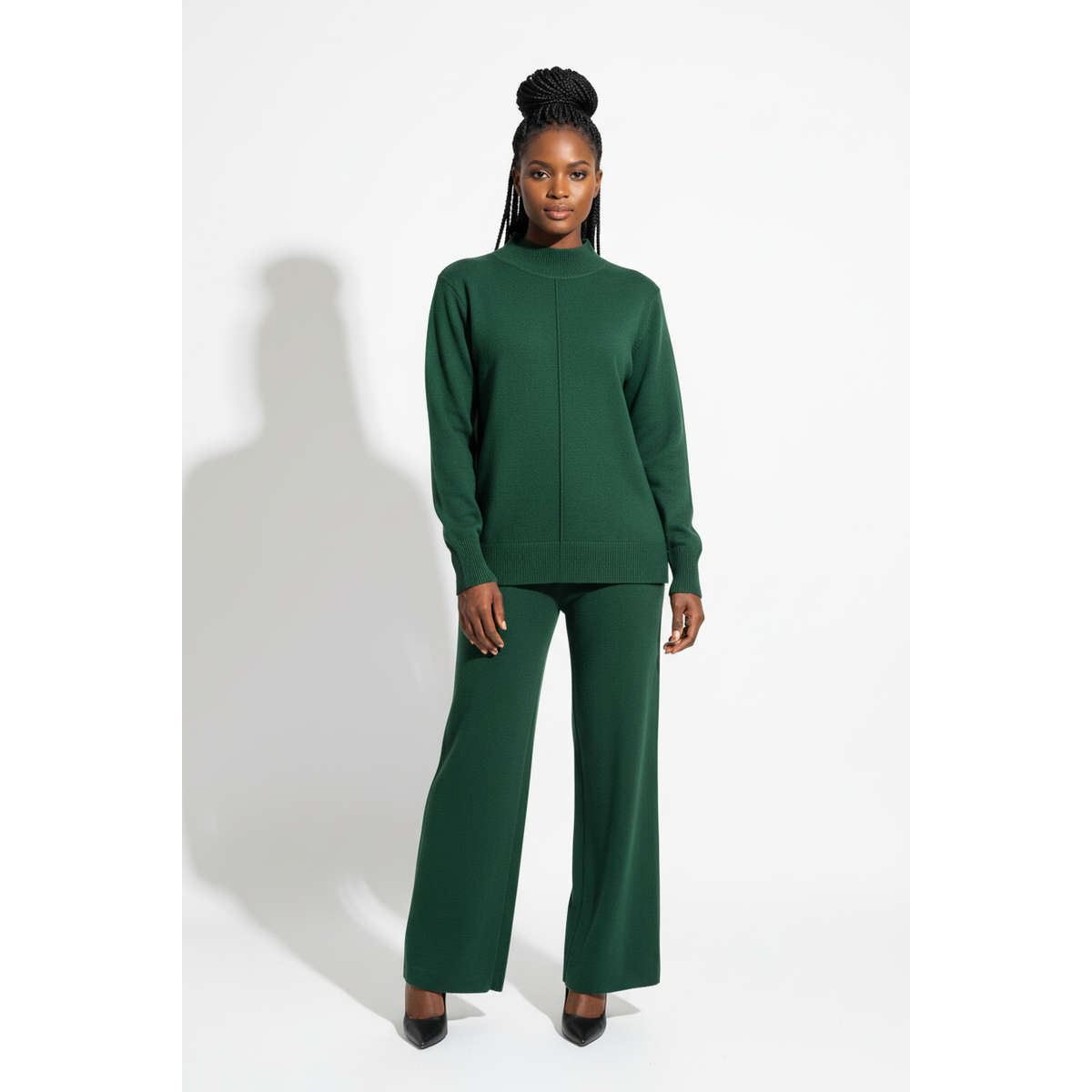 Turtleneck Winter Knitted Set