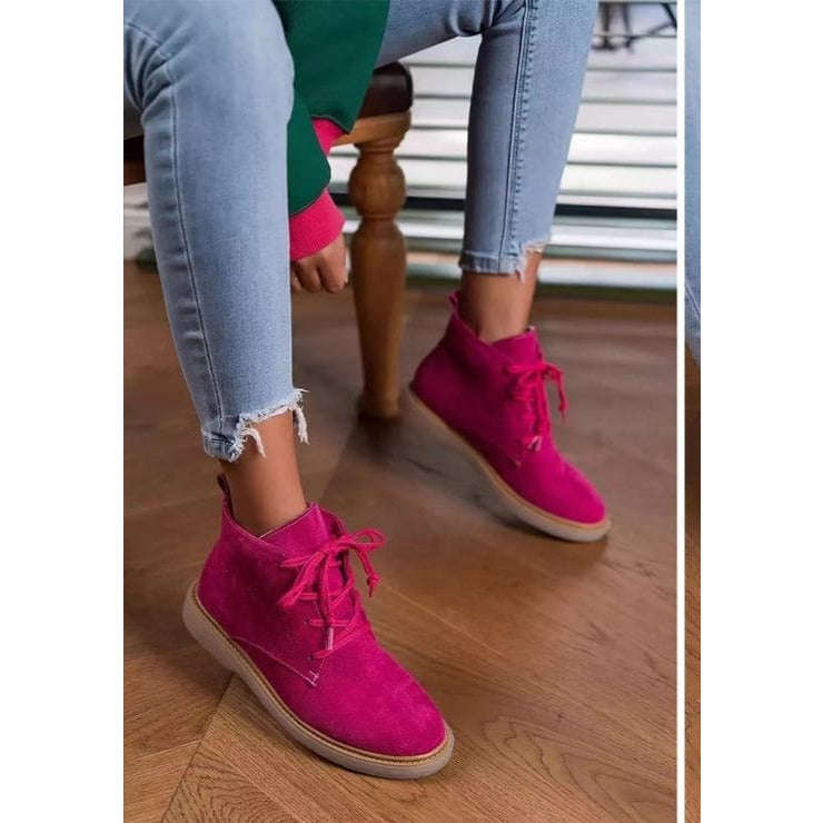 Classic Leather Ankle Boot - BROWN / 5