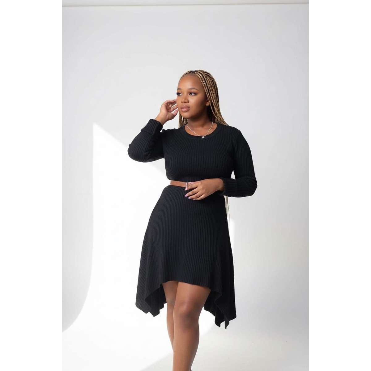 Long Sleeve Sweater Dress