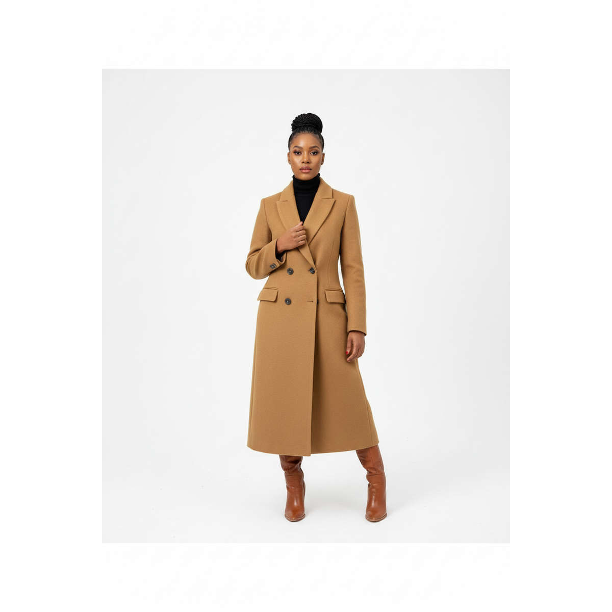 Double Breasted Long Coat