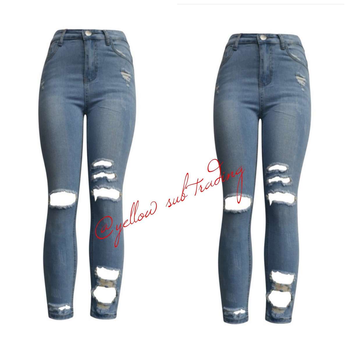 Ripped skinny jean - 28