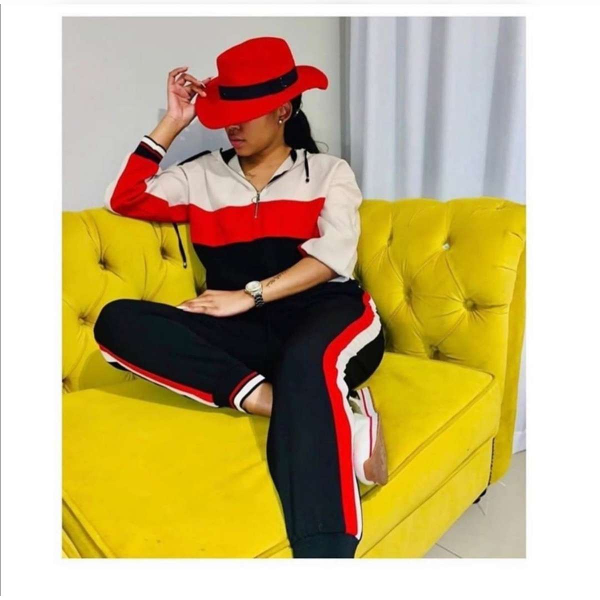 Tracksuit Set - RED / L