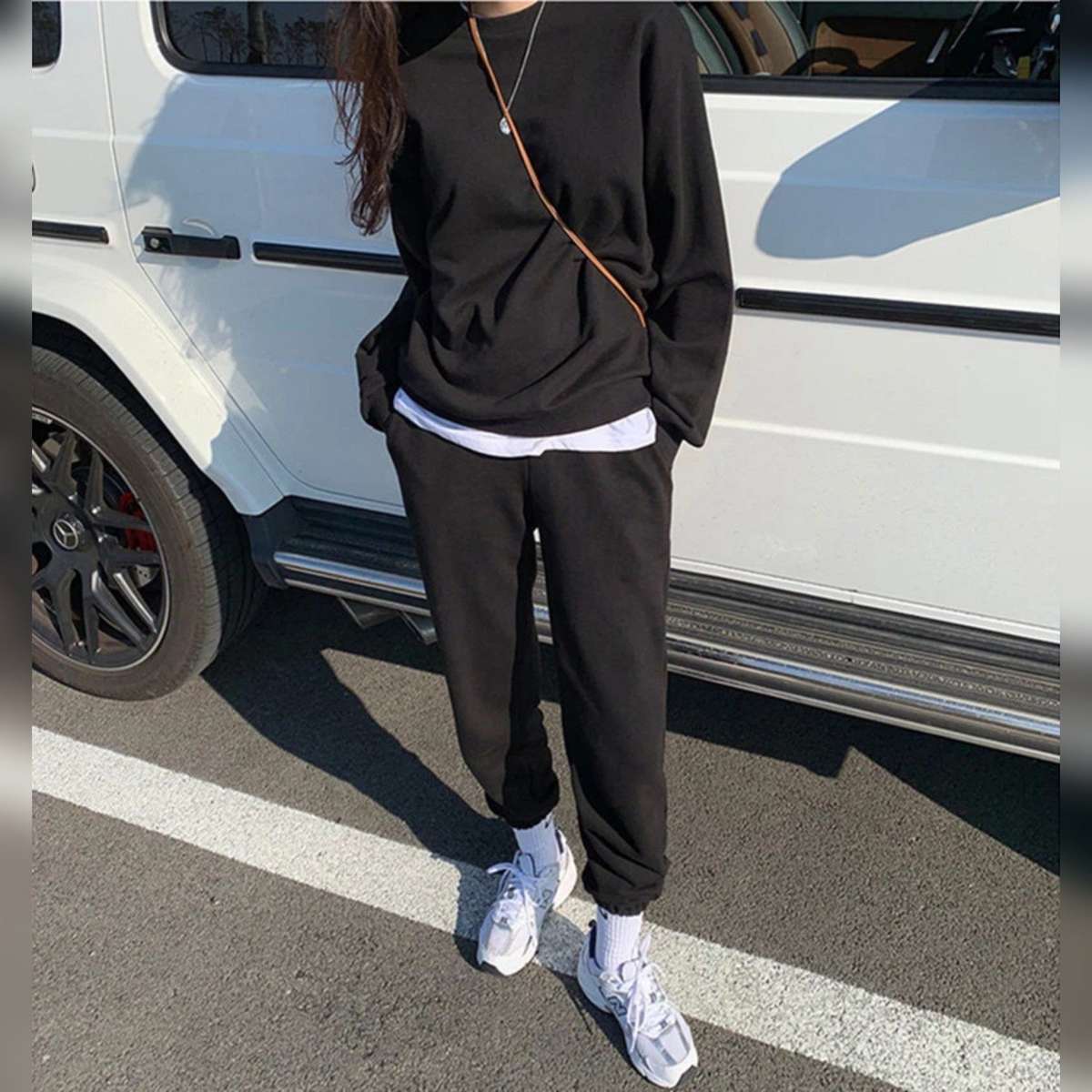 Tracksuit Set - PINK / XL