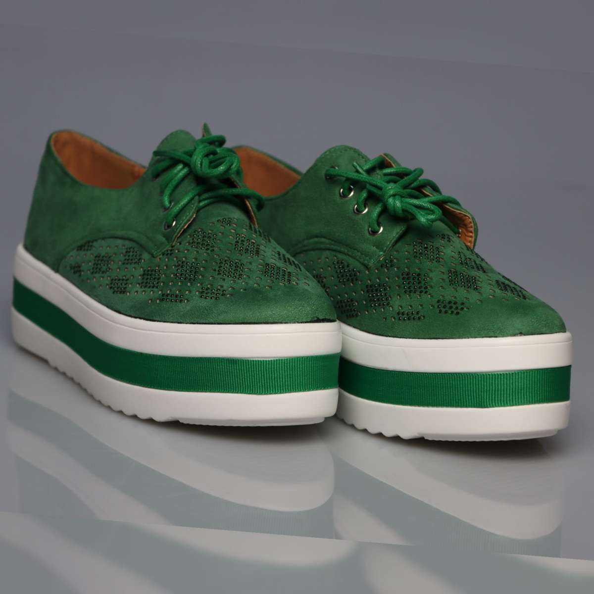 Hollow Platform Oxford Shoes - BAIGE / 5