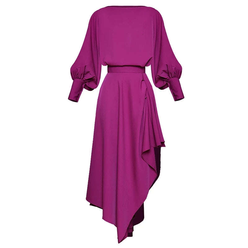 Elegant Two Piece Set - ORANGE / 42