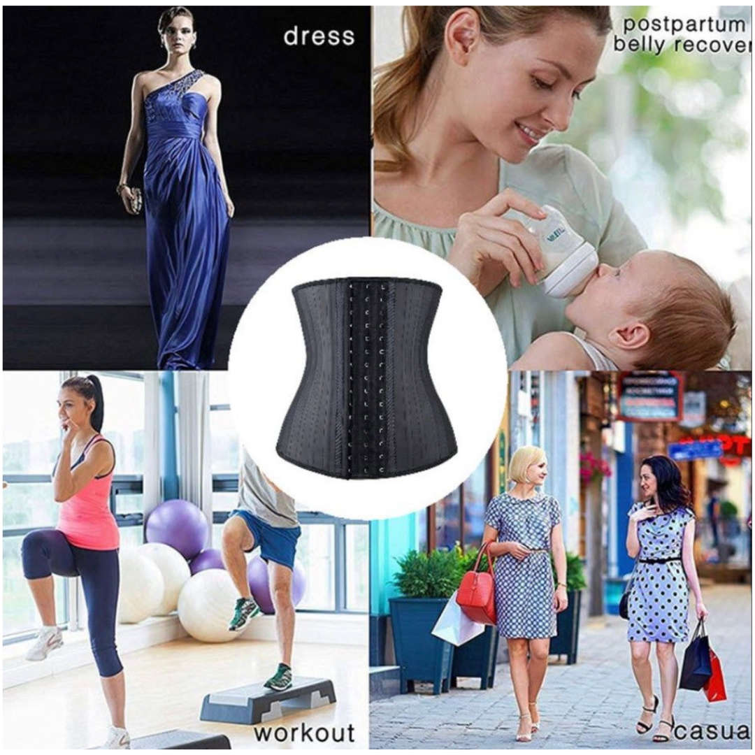 25 Steel Bone Latex Waist Trainer - XL