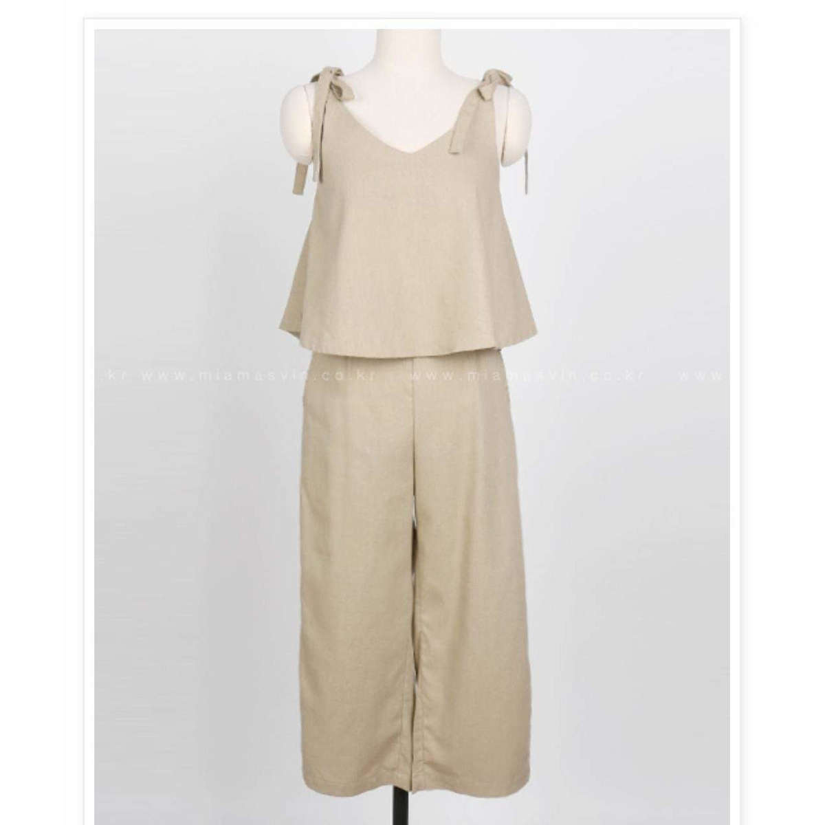 Off Shoulder Casual Set - BLACK / M