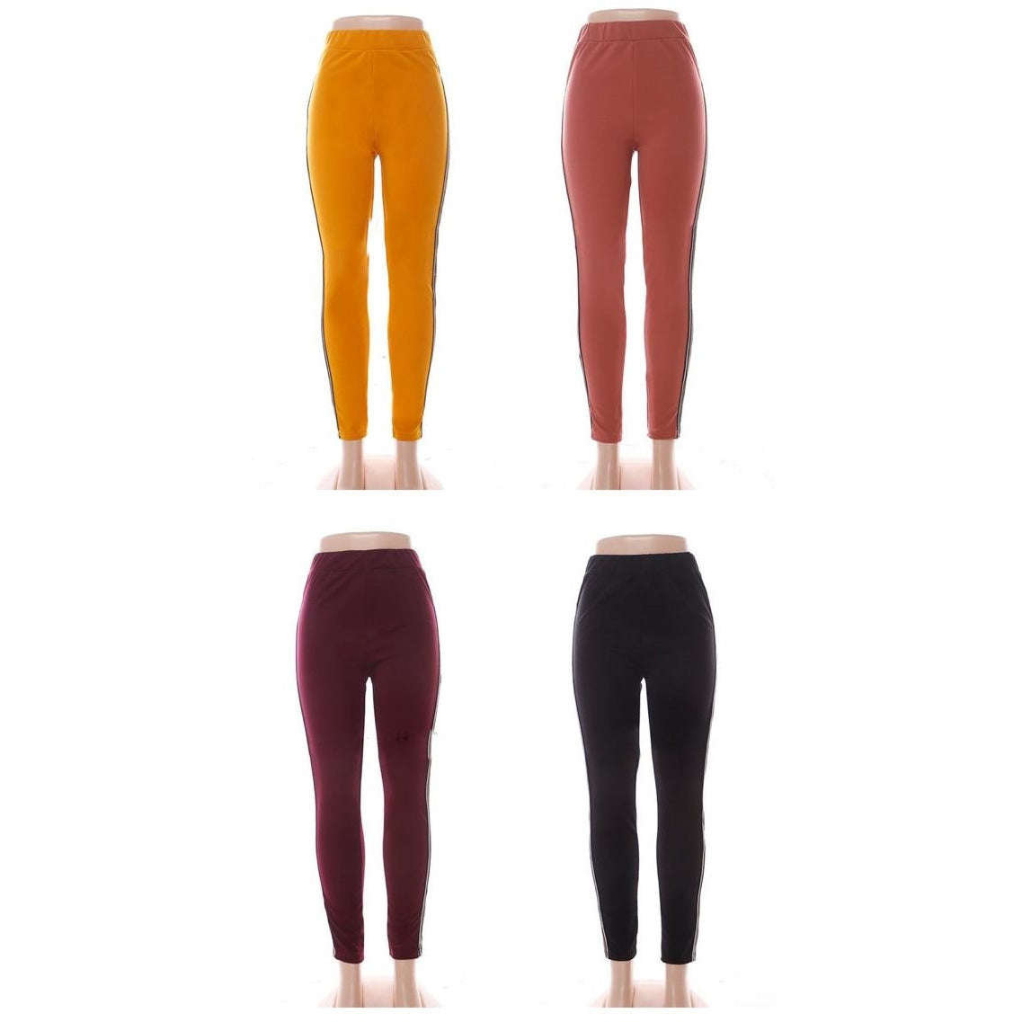 Leggings Tracksuits - MAROON / M