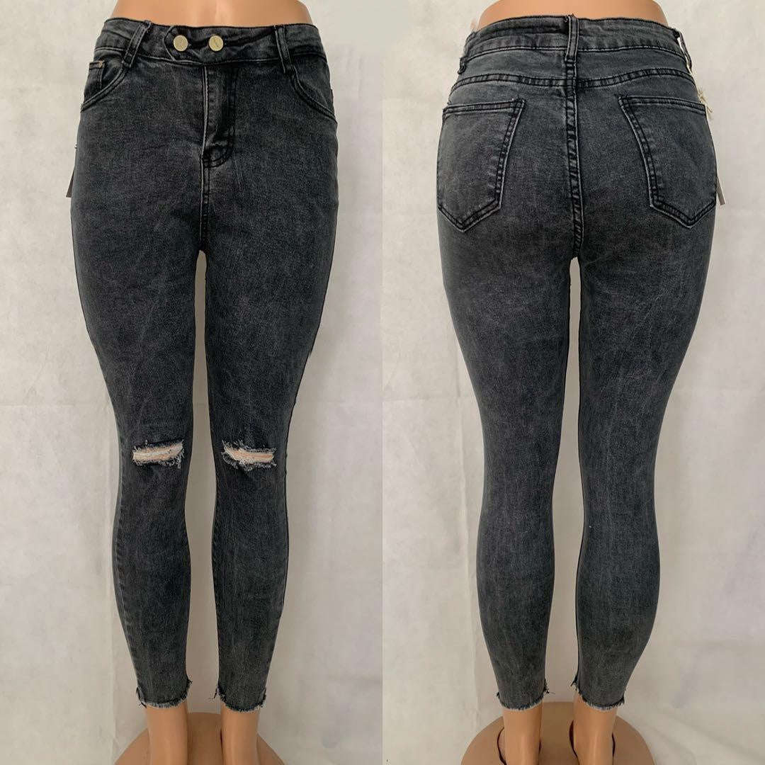 Distressed High Waisted jeans - 36