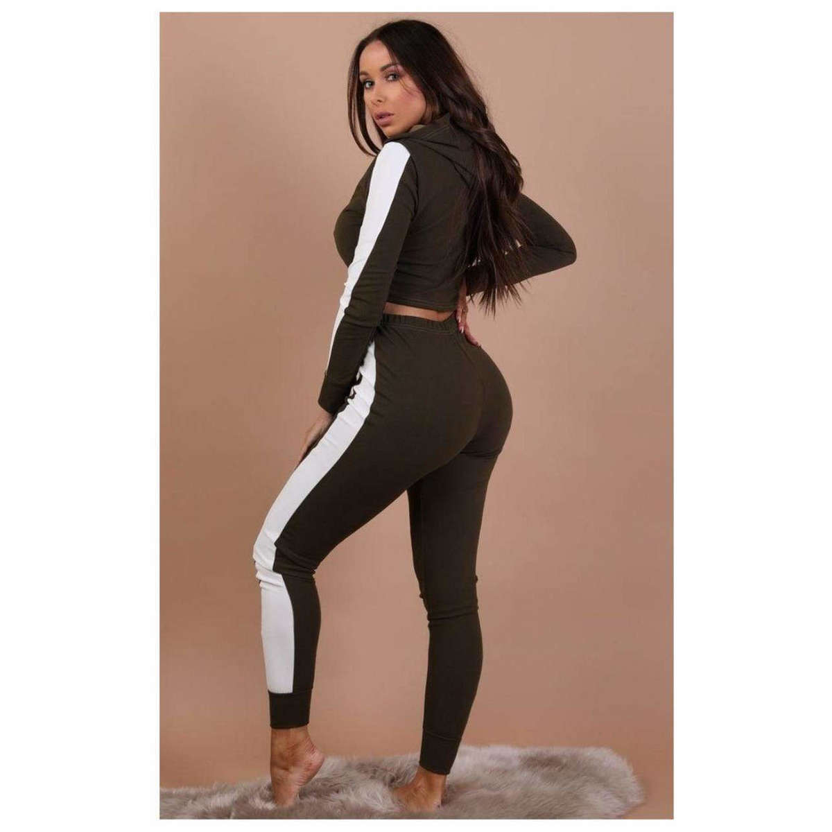 Vibe Tracksuit Set - GREEN / S