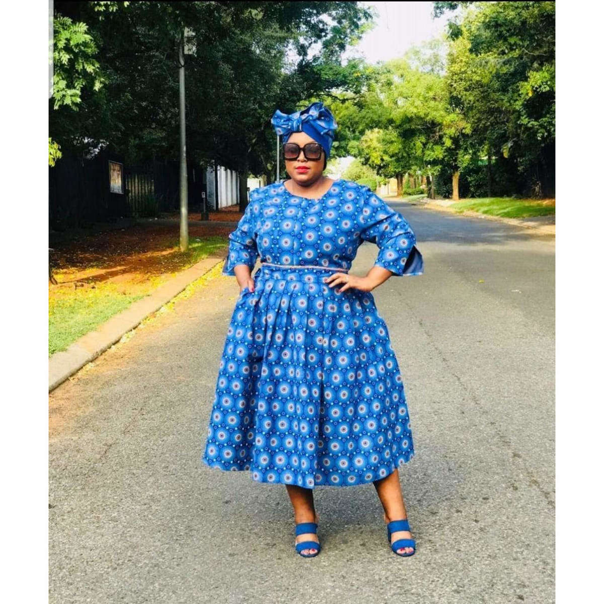 Plus Size Ankara Dress - XXL