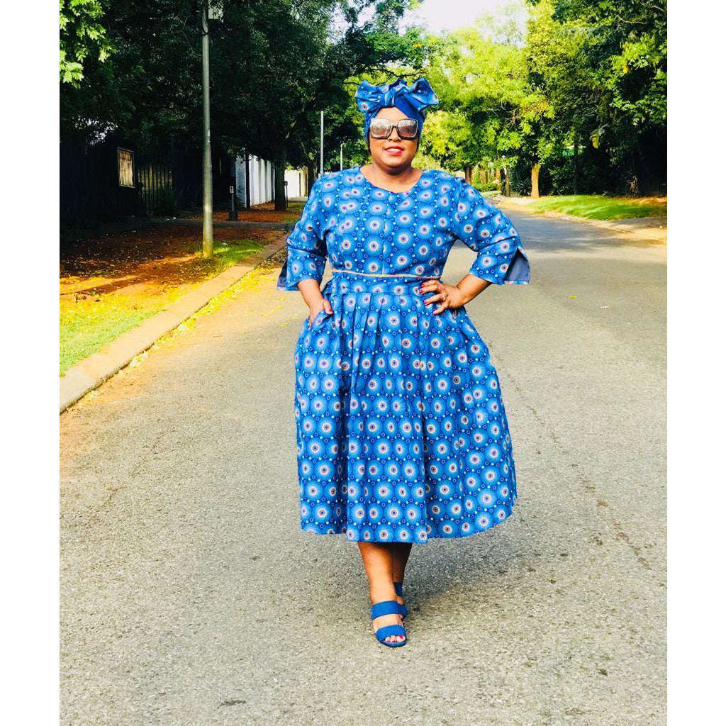 Plus Size Ankara Dress - XXL
