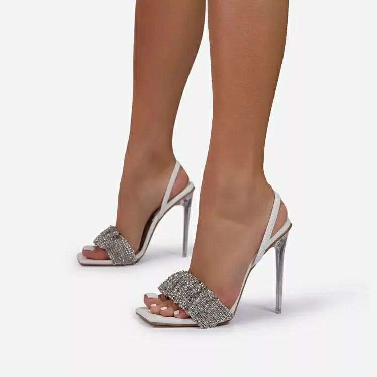 Crystal Transparent PVC High Heels