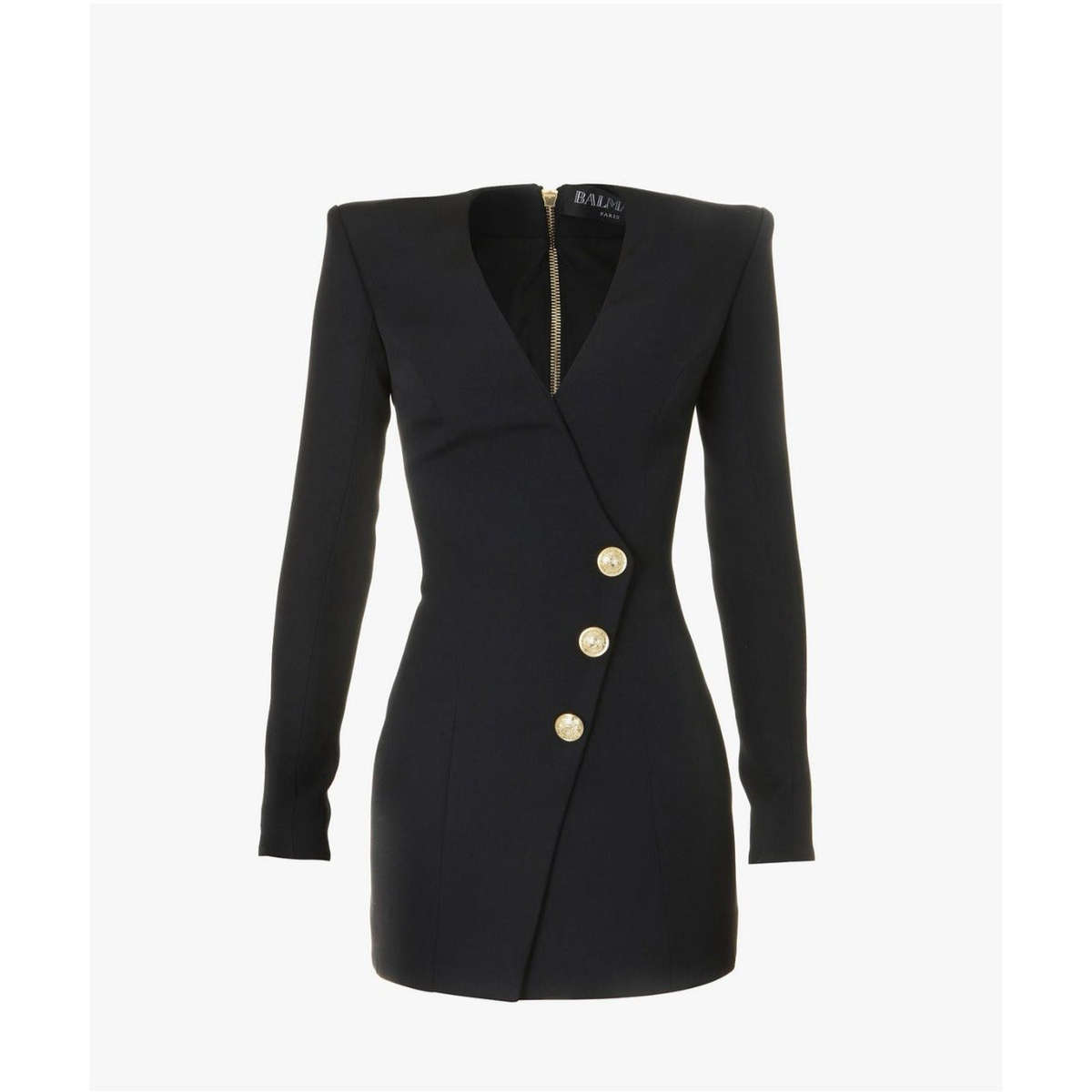 Wrap Over Mini Dress - RED / 36