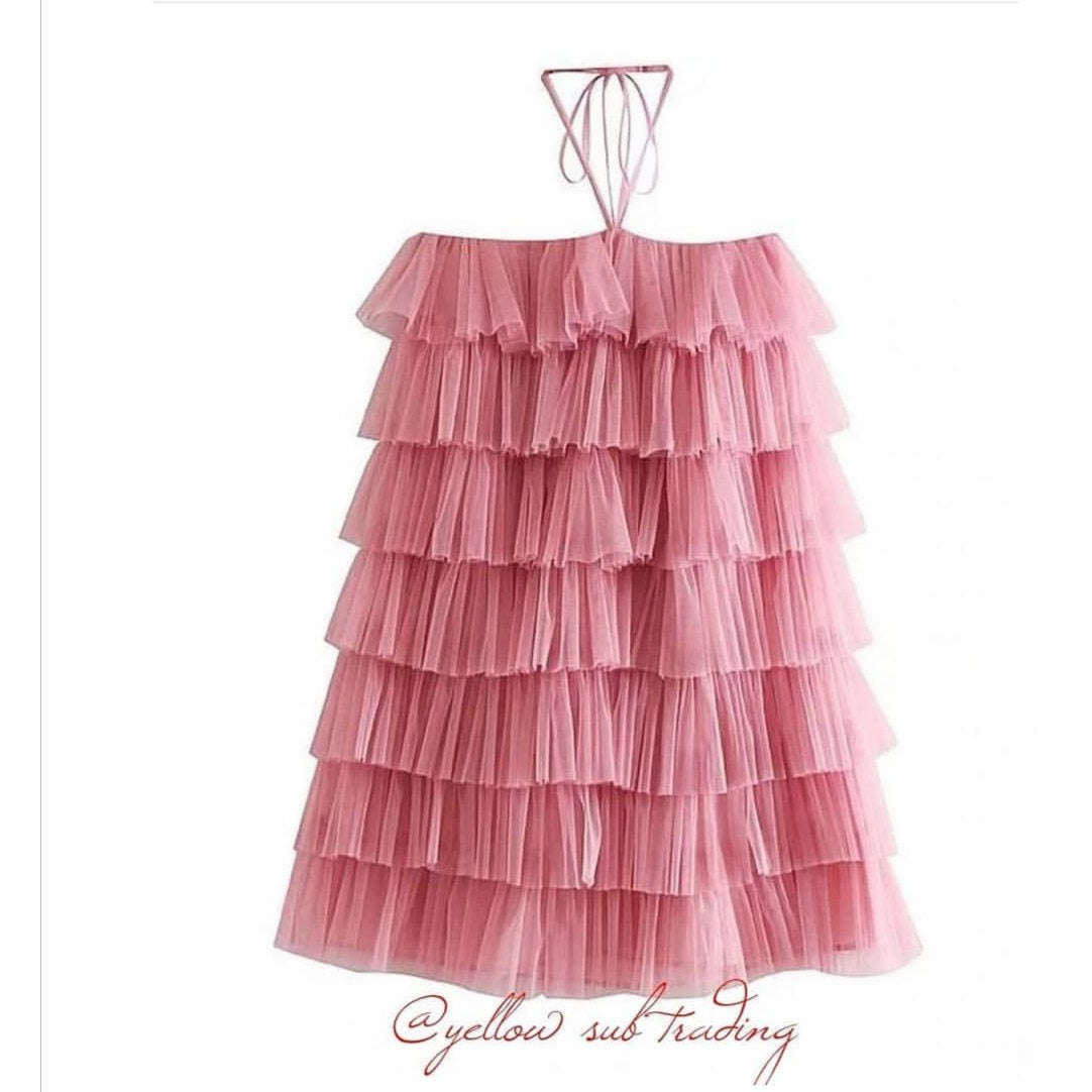 Tulu Mini Dress - BLUE / L