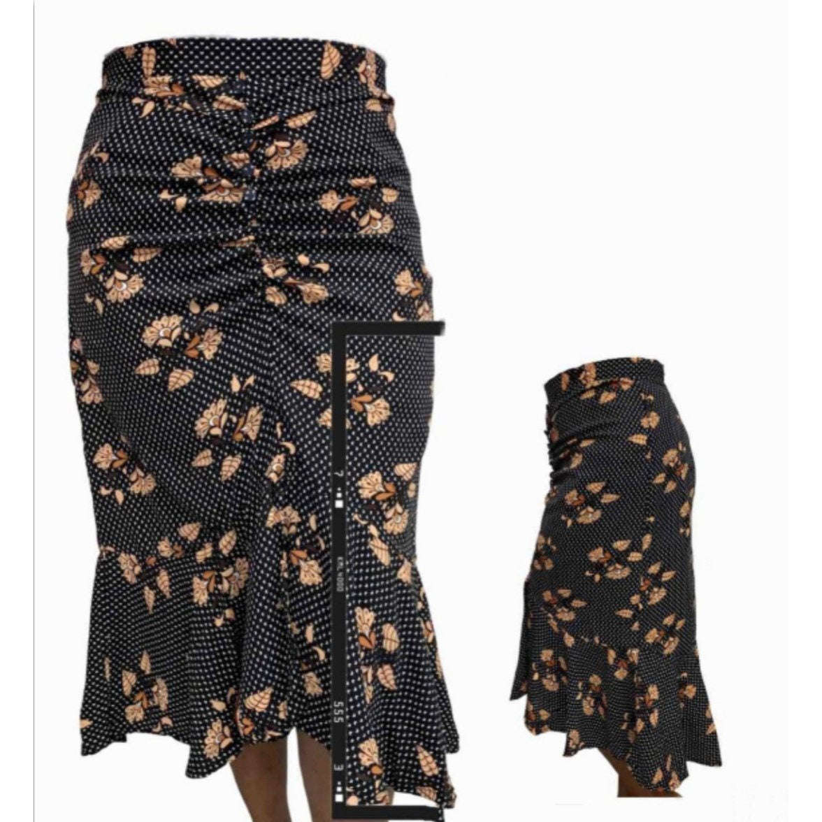 Print Vintage Skirt - 32