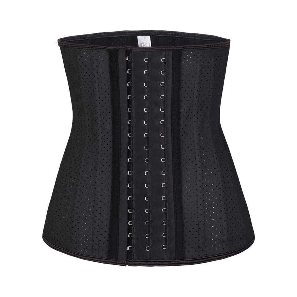 25 Steel Bone Latex Breathable Waist Trainer - S