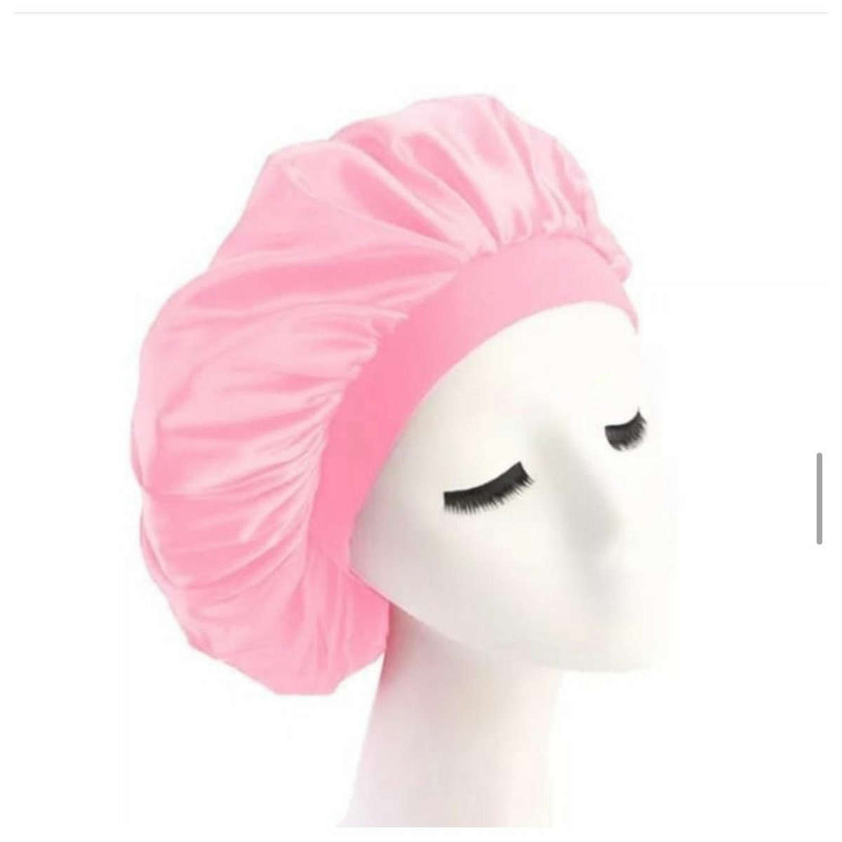 Satin Hair Bonnet Bed Hat Head Cover