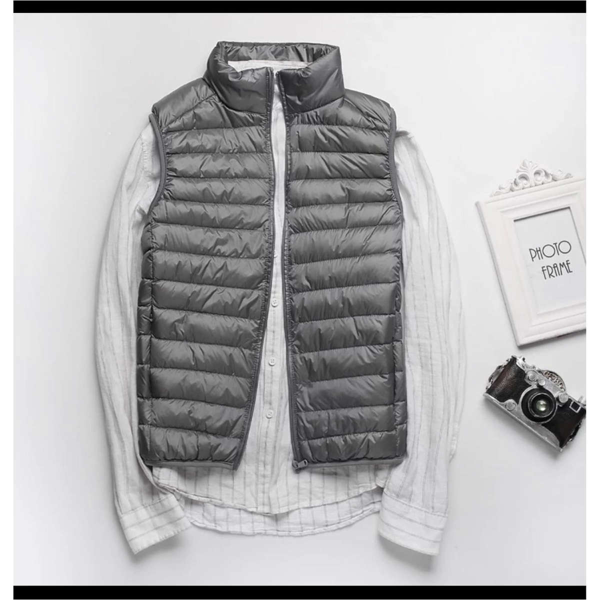 Winter Men Vest Sleeveless Vest Jacket - GREEN / L