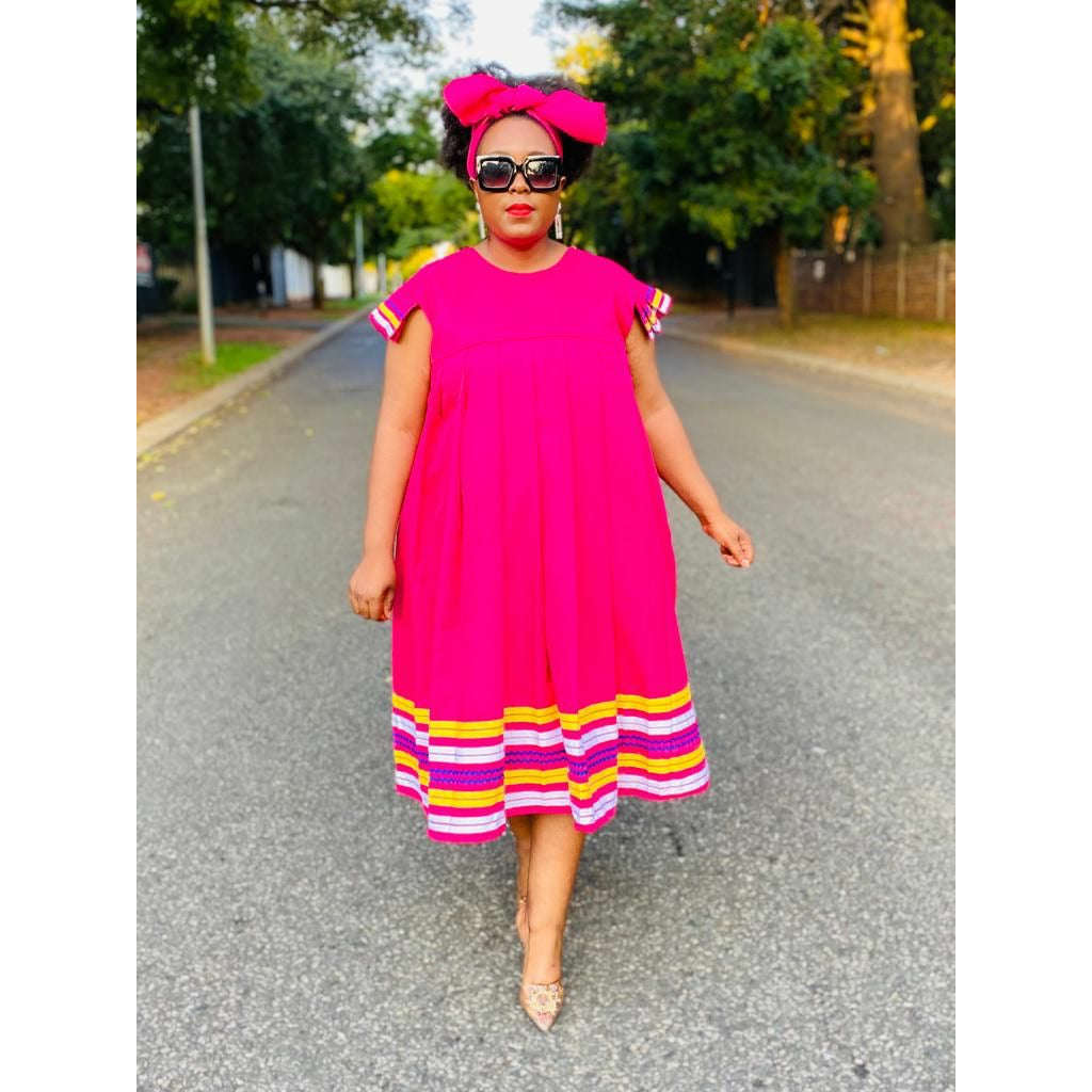 Sleeveless Bubble Ankara Dress