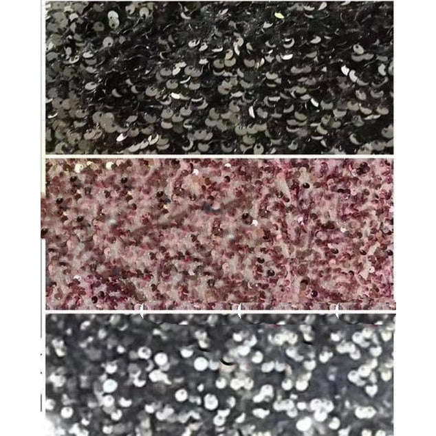 Sequin backless bodycon mini dress - BLACK / L