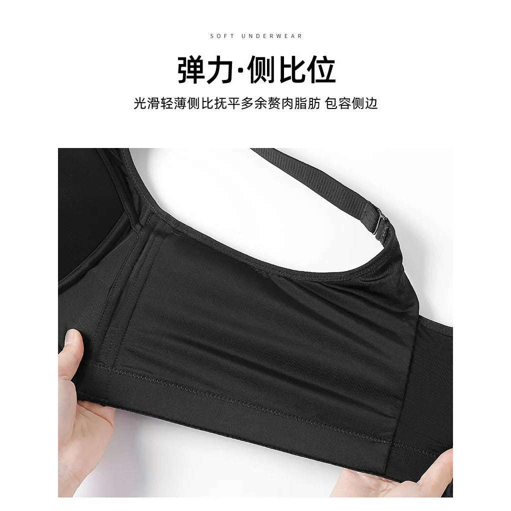 Push-up bras with full back coverage - BLACK / 36/80C