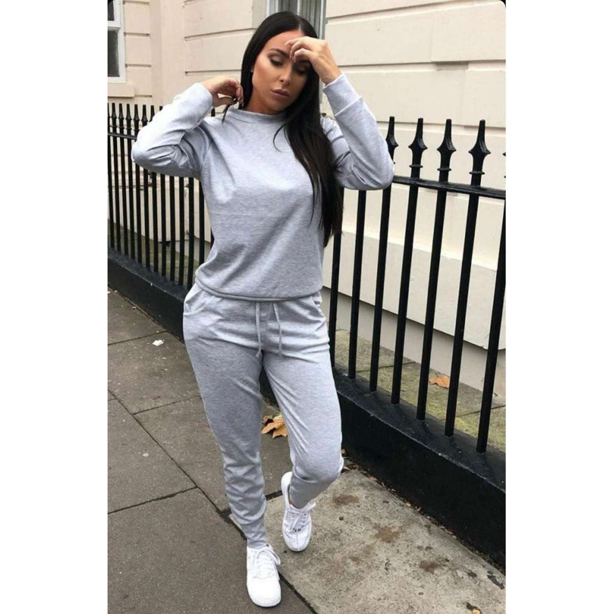 Tracksuit Set - GRAY / S