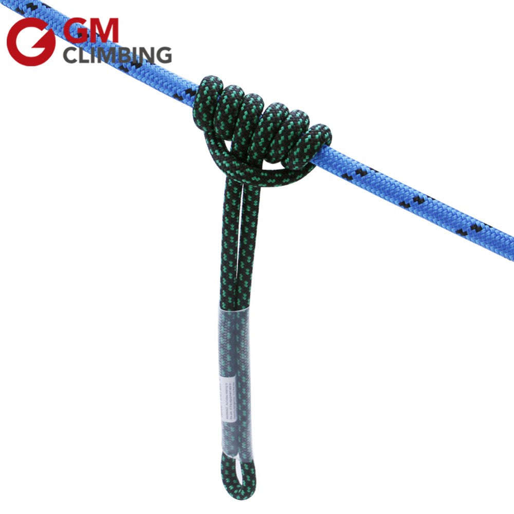 New 18in Polyester Rock Climbing Rope 8mm Prusik Loop For Tree Working Rappelling Caving Smooth R...
