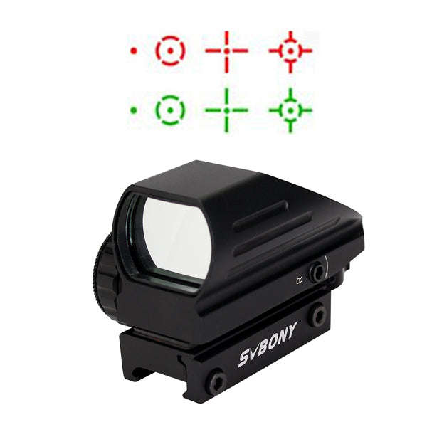 20mm Ratil Red Dot Scope Rifle Scope Optics Tactical Red Green 4 Reticle Dot Reflex Optics Sight ...