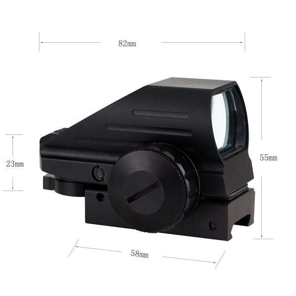 20mm Ratil Red Dot Scope Rifle Scope Optics Tactical Red Green 4 Reticle Dot Reflex Optics Sight ...