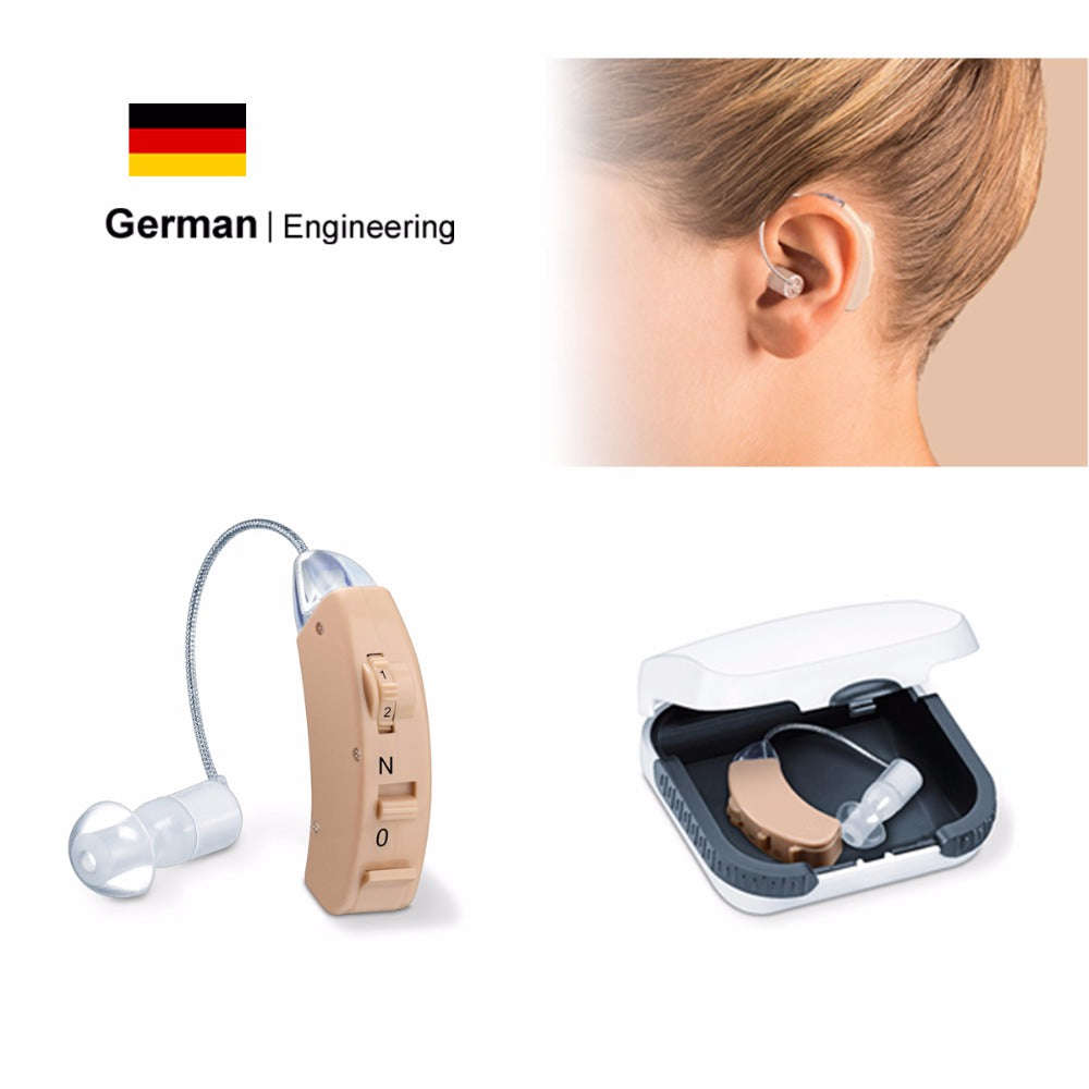BTE Hearing Aid for The Elderly & Young Hearing Aids Sound Amplifier Better Than Resound Oticon W...