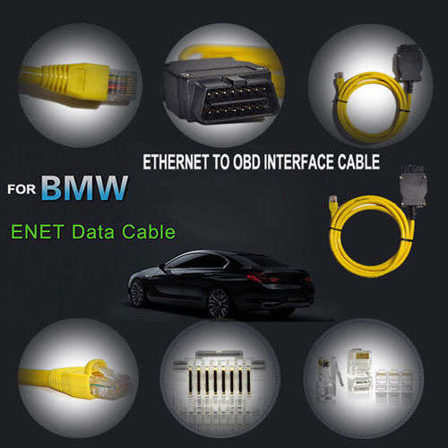 Ethernet to OBD For BMW F Series ENET Cable E-SYS ICOM 2 Coding Without CD