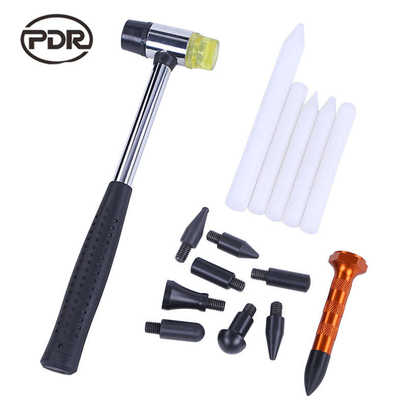 PDR  Knock Down White Nylon Pen Dent Removal Car Dent Repair Tool Kit 15pcs/set