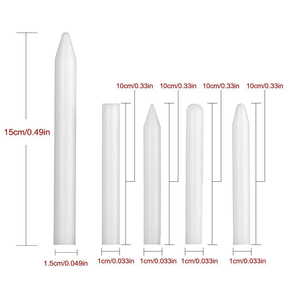 PDR  Knock Down White Nylon Pen Dent Removal Car Dent Repair Tool Kit 15pcs/set