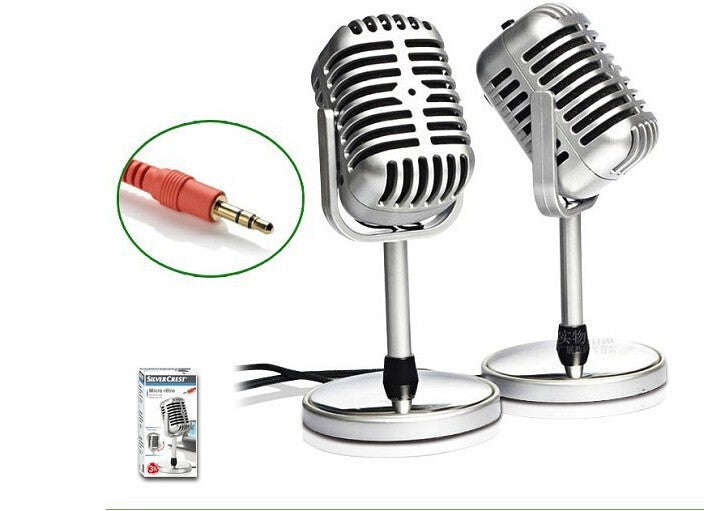 Classical Design Vintage Retro Condenser PC Laptop Studio Gooseneck Microphone MIC