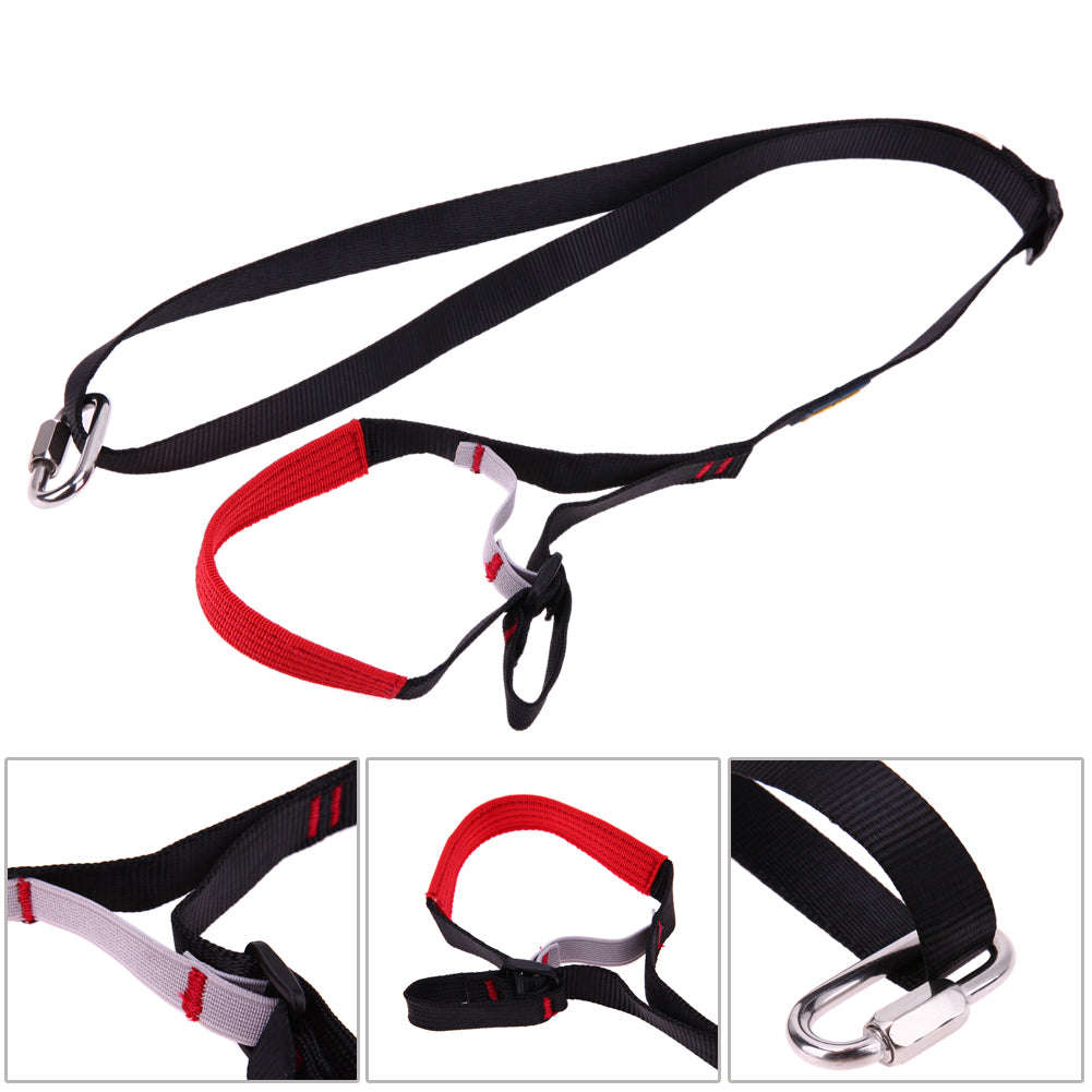 Climbing Foot Padel Polyester Adjustable Safe Rising Device Sling Foot Pedal Belt Rock Climbing A...