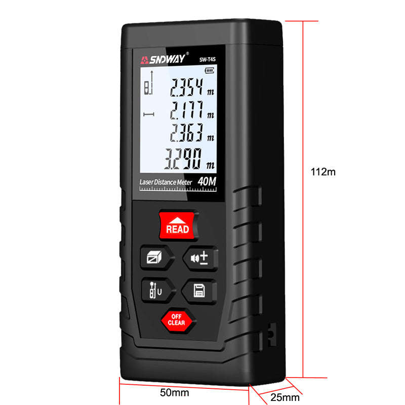 Laser Distance Meter 40m Laser Rangefinder Laser Tape Measure
