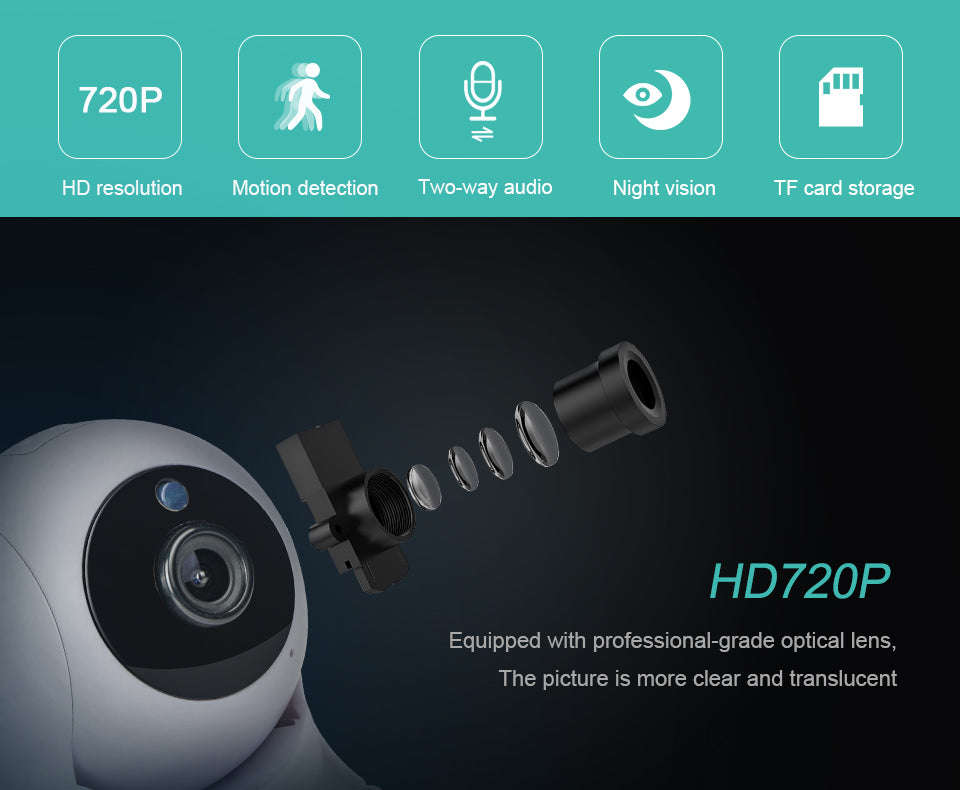 720P Cloud  IP Camera WiFi cam Home Security Surveillance CCTV