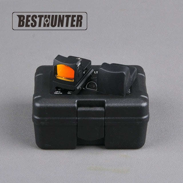 Collimator Glock Red Dot Sight Scope Reflex Sight Scope Hunting Scopes - Trijicon RMR BLACK