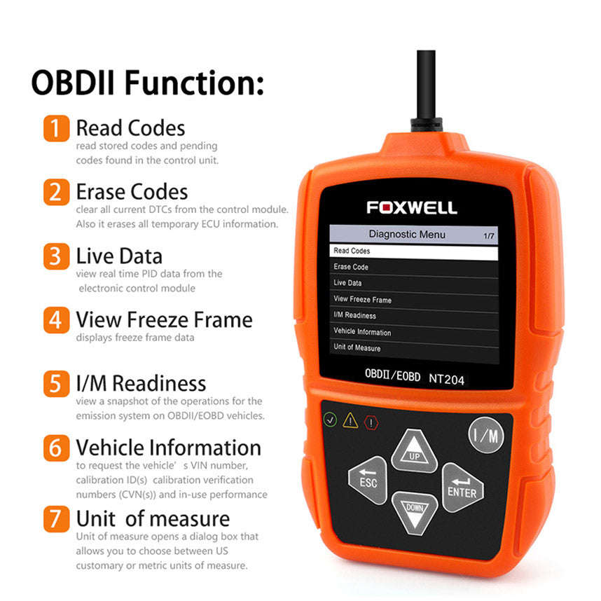 Foxwell NT201 EOBD OBDII  OBD2 Diagnostic Tool