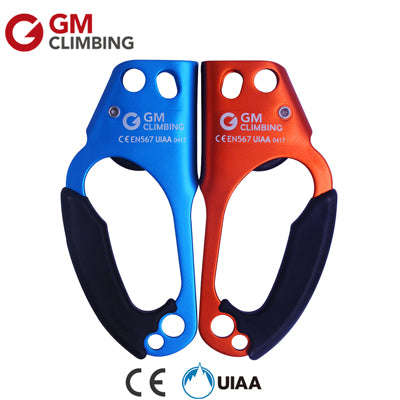 GM Climbing Ascender CE / UIAA Right Hand Rope Ascender Riser Device Survival Arborist... - One Pair