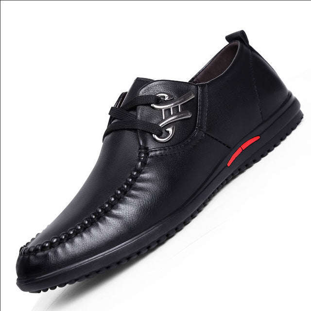 Break Out New Men Oxfords for Men Dress Shoes Business Leather Breathable Lace ... - S05 Black / 5.5