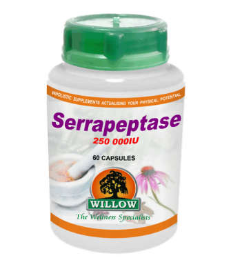 Serrapeptase 250 000 SU 60 Capsules