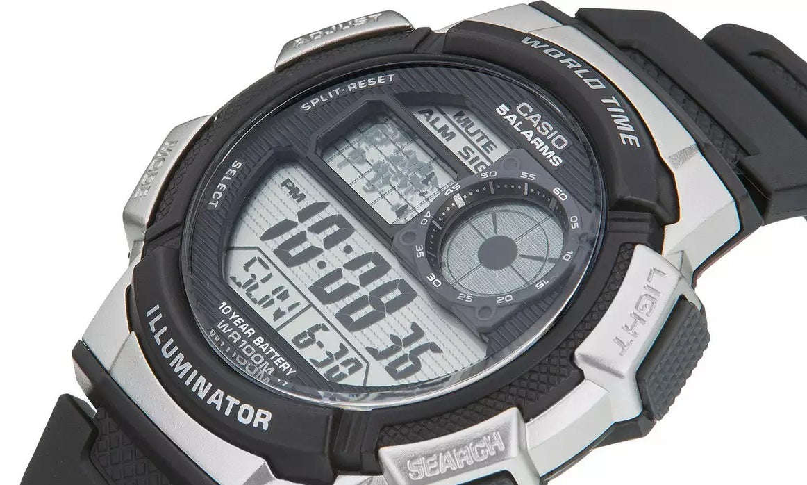Casio Men's Black Resin Strap Watch AE-1000W-1A2VEF